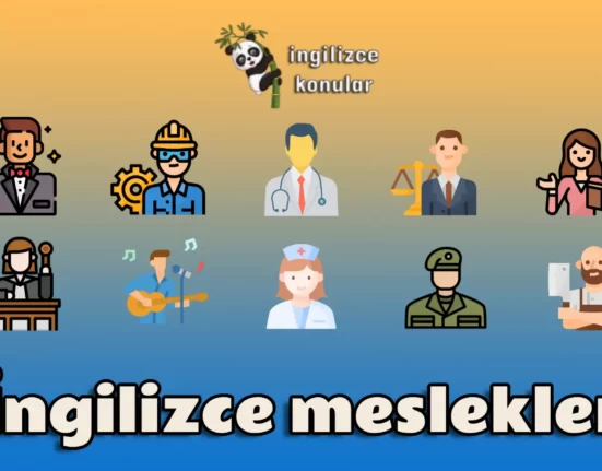 ingilizce meslekler nelerdir
