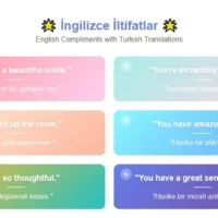 İngilizce İltifatlar