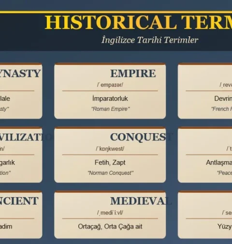 İngilizce Tarihi Terimler